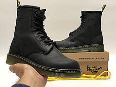 Жіночі черевики Dr.Martens JADON Vintage шкіра, демисезон чорний. ТОП Репліка ААА класу., фото 2
