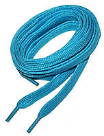 Шнурки для взуття плоскі 120см 36пар/уп Блакитний