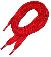 Шнурки для взуття плоскі 120см 36пар/уп Червоний