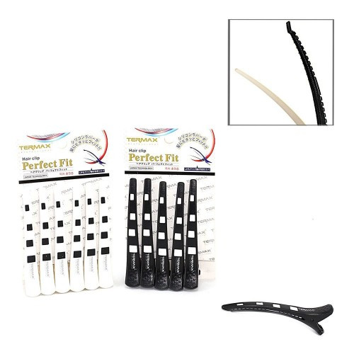 Затискачі для волосся Termax, 6 шт., фото 1