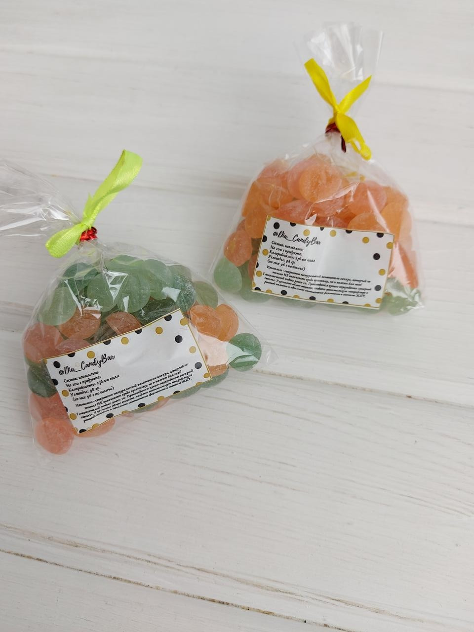 Льодяники Dia CandyBar, кнопки, 100 г (велика упаковка)