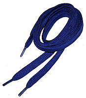 Шнурки для взуття плоскі 120см 36пар/пач. Синій