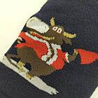 Шкарпетки чоловічі махрові середні новорічні GRAND 25-27р сині 20032548, фото 3