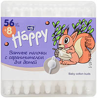 Палочки гигиенические Bella Baby Happy для детей 64 шт