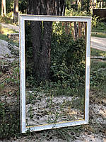 Дзеркало бете із золотом 139/92 см у багетній дерев'яній рамці