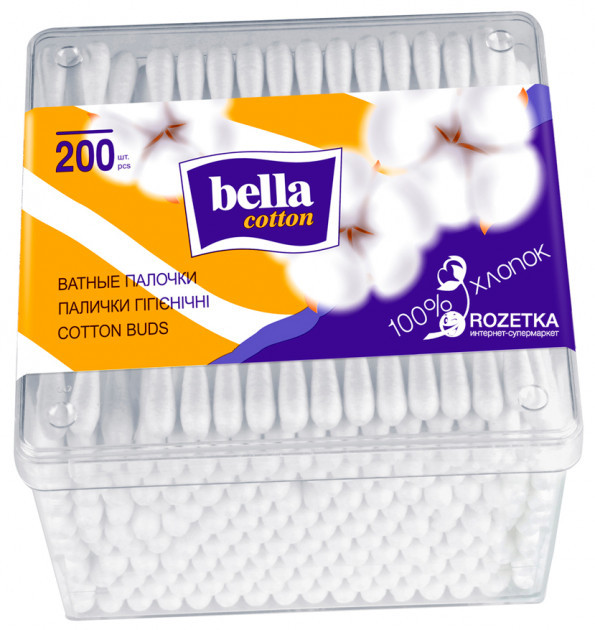 Палички гігієнічні Bella Coton 200 шт.