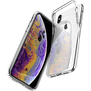 Чохол силіконовий для iPhone XS Max ультратонкий прозорий