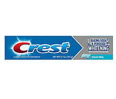 Очищаюча зубна паста Crest Baking Soda & Peroxide Whitening with Tartar Protection Fresh Mint 161гр