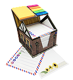 Канцелярський набір типом NoteHouse «Цегляний будинок», фото 3