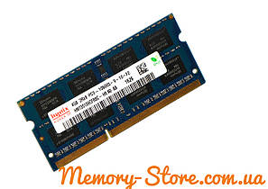 Оперативна пам'ять для ноутбука Hynix DDR3 4GB PC3-10600S 1333MHz 1.5 V SODIMM (нова), фото 3