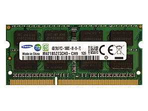 Оперативна пам'ять для ноутбука SAMSUNG DDR3 4GB PC3-10600S 1333MHz 1.5 V SODIMM (нова), фото 1