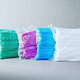 Шапочка одноразова кліп-бере гармошка Panni Mlada (100 шт.) фіолетовий, фото 2