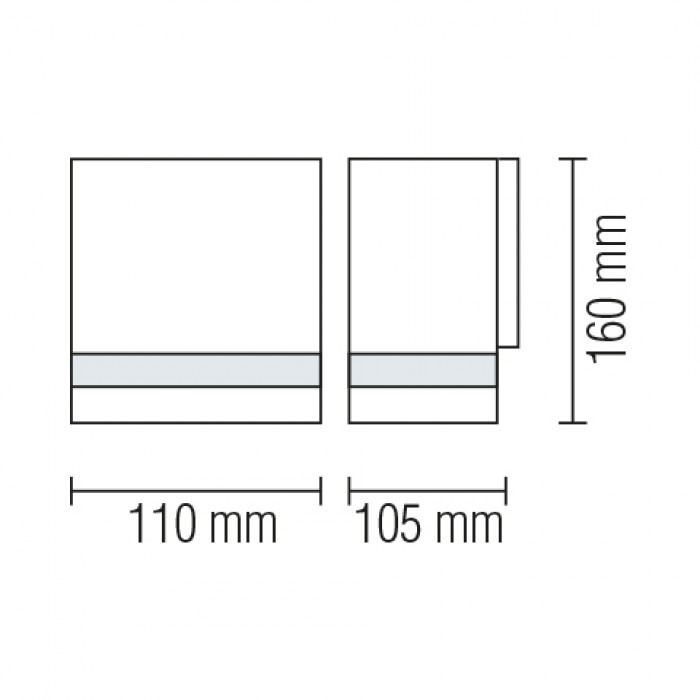 Настенный уличный светильник бра Horoz Electric GARDENYA-1 HL246 - фото 2 - id-p494252514