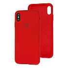Чохол Silicone Case Full для iPhone XS Max Red, фото 2