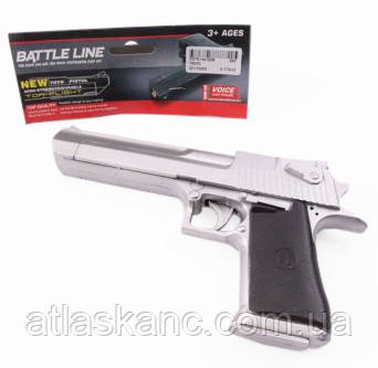 Іграшка Пістолет на батарейках 22 см у ляльці 7653С/С1, фото 1