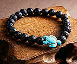 Браслет із шунгітом "Черепашка" від студії LadyStyle.Biz, фото 2