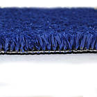 Синя штучна трава для тенісу 18 мм завширшки 2 м CCGras YEI 15 (штучний газон в рулонах), фото 6