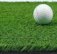 Зеленая искусственная трава для тенниса 18 мм ширина 2 м CCGrass YEII 15 (исуственный газон в рулонах)