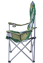 Крісло складне для риболовлі й відпочинку на природі пікніку Ranger SL 750 з чохлом зелене, фото 3