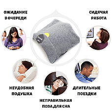 Дорожня подушка шарф для подорожей Travel Pillow, фото 3