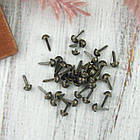 Брадси Міні для рукоділля 3*5мм Бронза 25 шт BRM036, фото 3