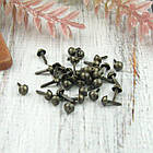 Брадси Міні для рукоділля 3*5мм Бронза 25 шт BRM036, фото 2