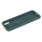 Чохол Silicone Case Full для iPhone XS Max Pine Green, фото 3