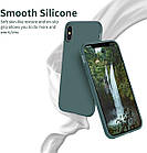 Чохол Silicone Case Full для iPhone XS Max Pine Green, фото 4