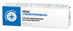 Крем для обличчя і декольте Домашній доктор Гіалуронова - 30 мл.
