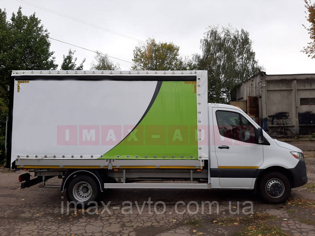 Изготовление и установка бортовых платформ с тентом на автомобили Mercedes-Benz Sprinter - фото 3 - id-p1269425483