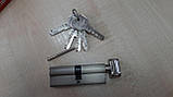 Серцевина IMPERIAL 80 мм (40*40) ключ/баранчика, лазерний ключ 5 штук, фото 4