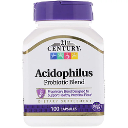 Acidophilus Probiotic Blend 21st Century 100 капсул