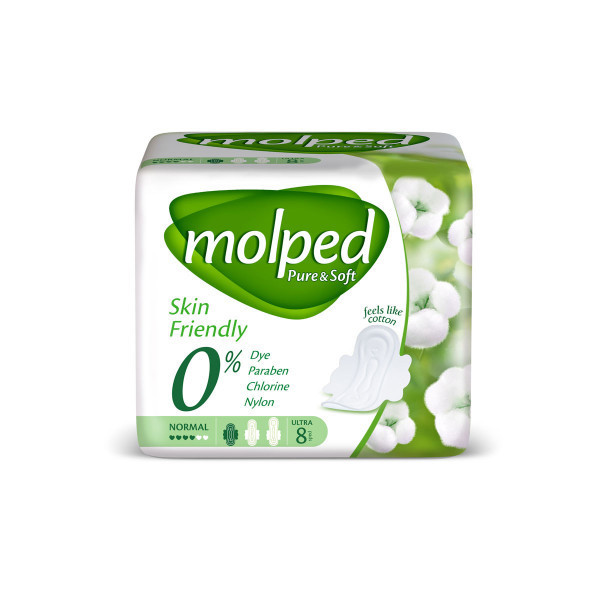 Гігієнічні прокладки Molped Pure Soft Normal 8 шт.