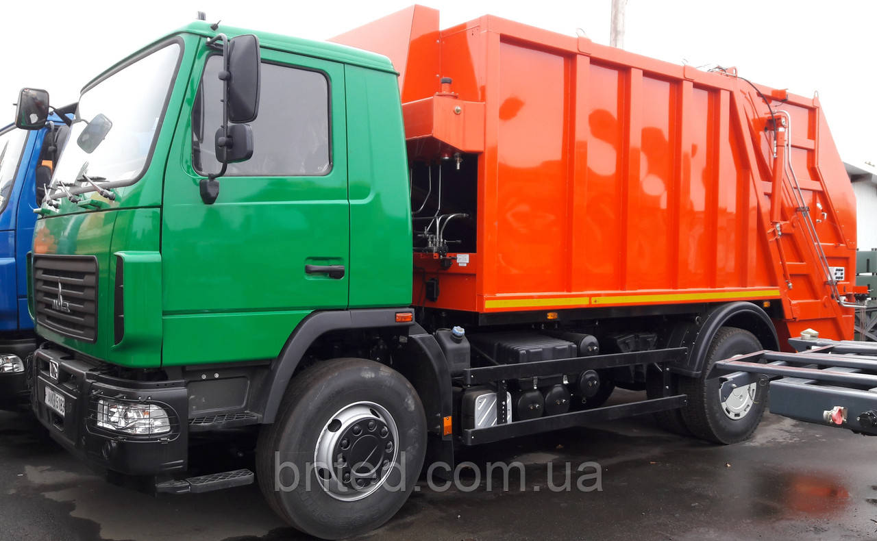 Сміттєвоз з заднім завантаженням КО-427-32 СБМ-304/1 на базі шасі МАЗ-5340