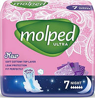 Гігієнічні прокладки Molped Ultra Night 6 крапель 7 шт.