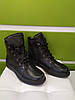 STTOPA деми зима. Висота 14 см. Розміри 41-45. Черевики великих розмірів шкіряні. 217-4145 Чорні, фото 2