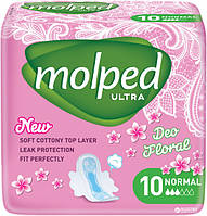 Гигиенические прокладки Molped Ultra Normal Deo Floral 10 шт (8690536838547)