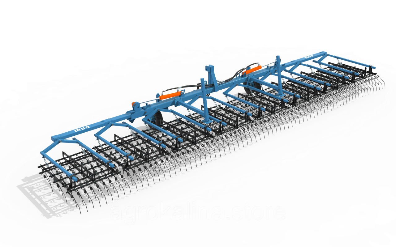 Борона пружинна широкозахватна  БПШ-8 з пружиною d=6,0, фото 1