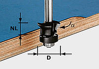 Фреза для снятия фаски и пригонки HW S8 D24/0° +45° хвостовик 8 мм Festool 491026