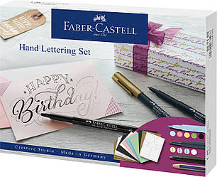 Подарунковий набір капілярних ручок Faber-Castell Hand Lettering gift set для леттеринга, 267103