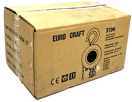 ✔️ Лебідка, таль ланцюгова Euro Craft 3000 кг, фото 5