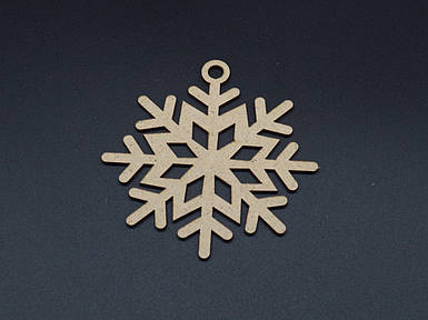 Дерев'яні заготовки. Сніжинка. 9см