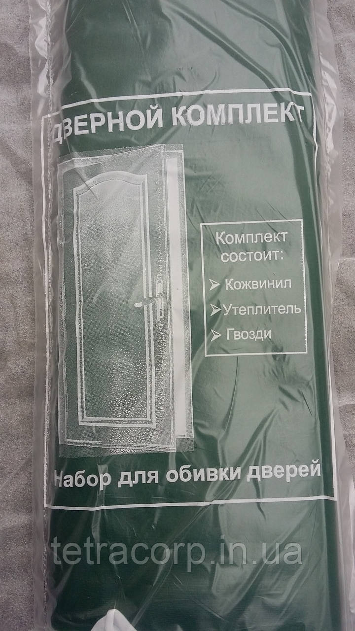 Комплект для обивки дверей (тисненый)  зелений колір