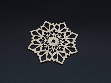 Дерев'яна новорічна заготовка під розпис. 9см