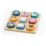 Дерев'яний пазл PolarB Фігури та звірята (44012), фото 5