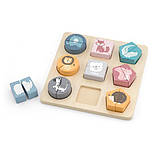 Дерев'яний пазл PolarB Фігури та звірята (44012), фото 2