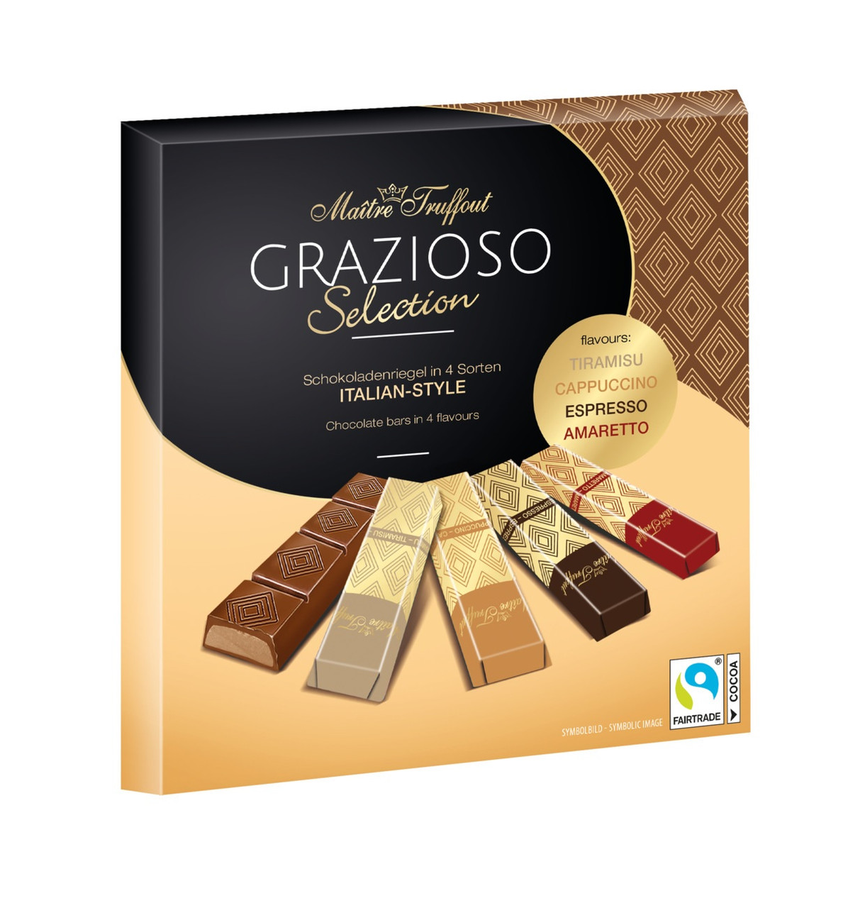 Шоколад асорті Maitre Truffout Grazioso Selection 200 г Австрія