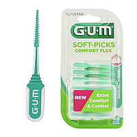 Набор межзубных щеток GUM Soft Picks Comfort Flex, стандартная, 40 штук