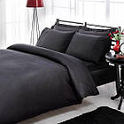 Комплект постільної білизни TAC сатин-stripe євро розмір Premium Basic Black