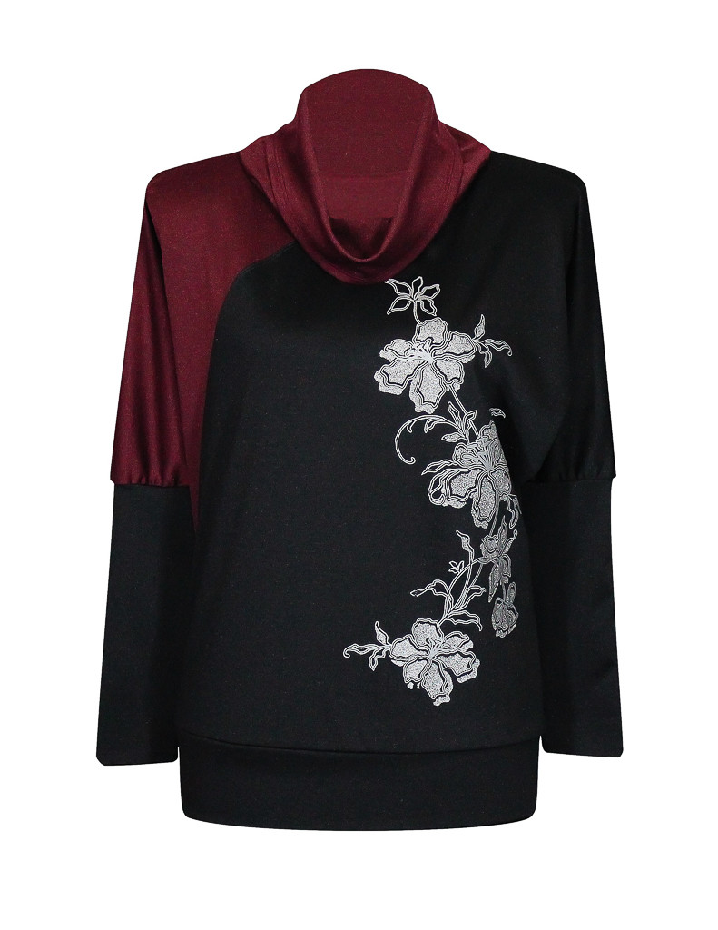 Модна жіноча кофта Гілка великих розмірів для повних, фото 1